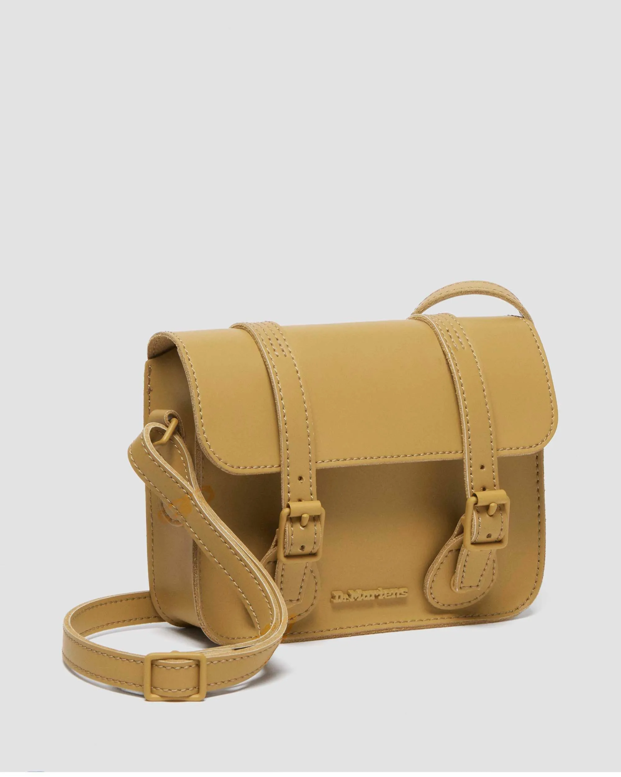 7 Inch Smooth Leather Satchel