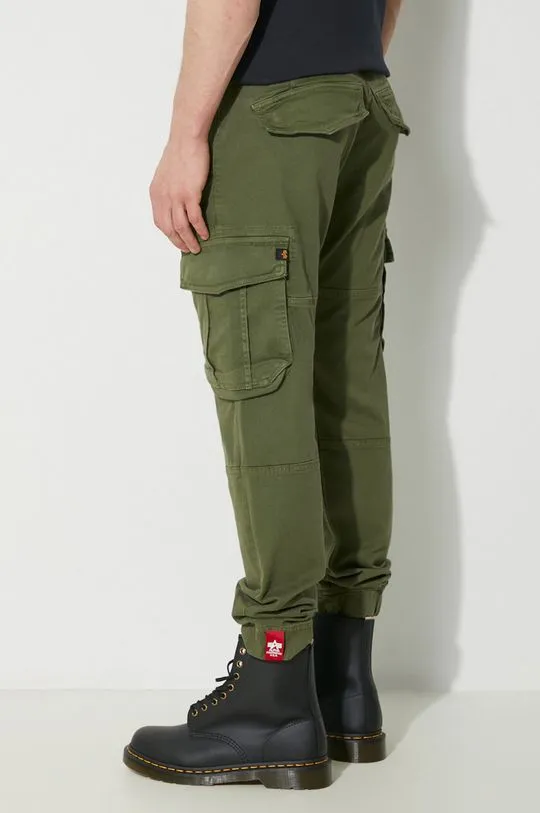 Alpha Industries trousers Army Pant men's green color 196210.142