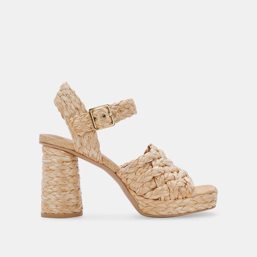 ASHER HEELS LT NATURAL RAFFIA– Dolce Vita 6755919921218