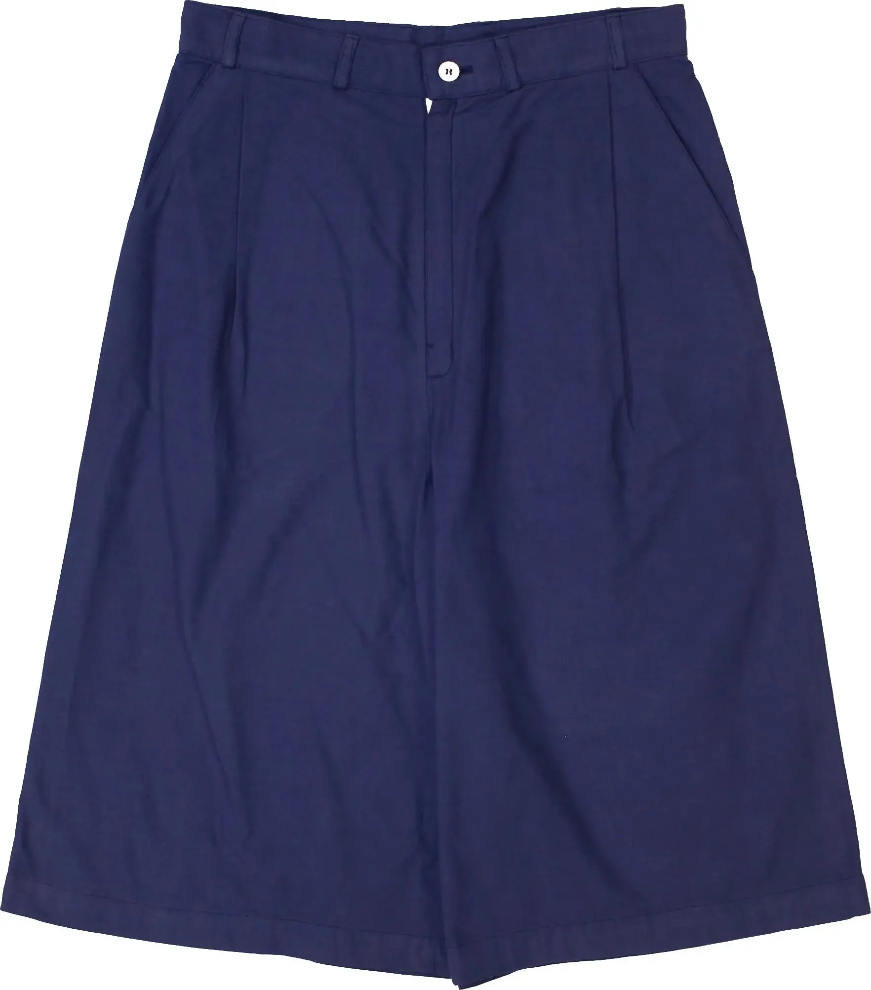 Blue Cotton Culottes | ThriftTale