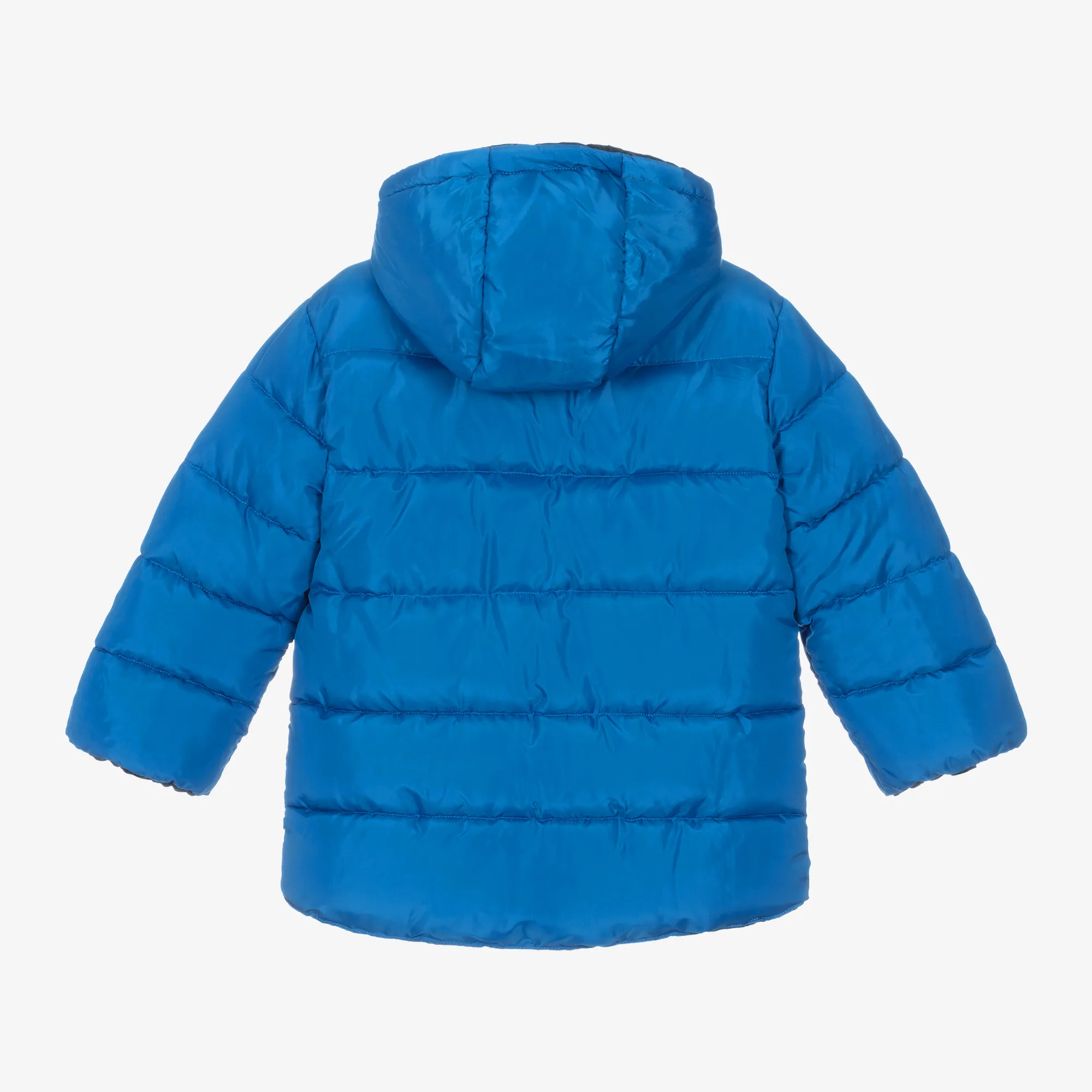 Boys Navy Blue Reversible Padded Coat