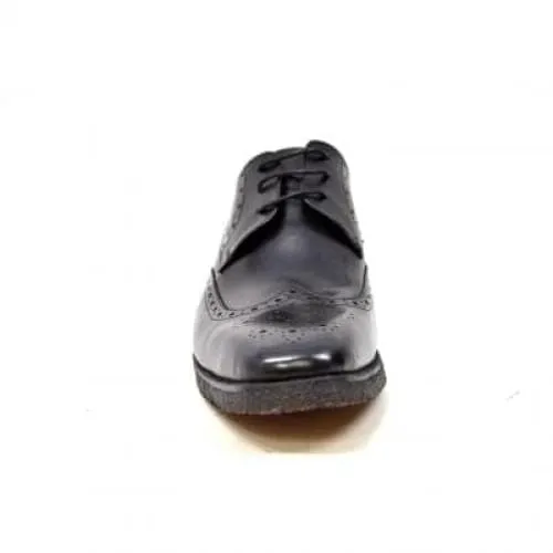 British Walkers Charles Men's Black Leather Oxfords