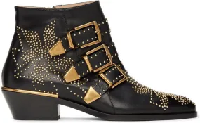 Chloé Black Susanna Ankle Boots