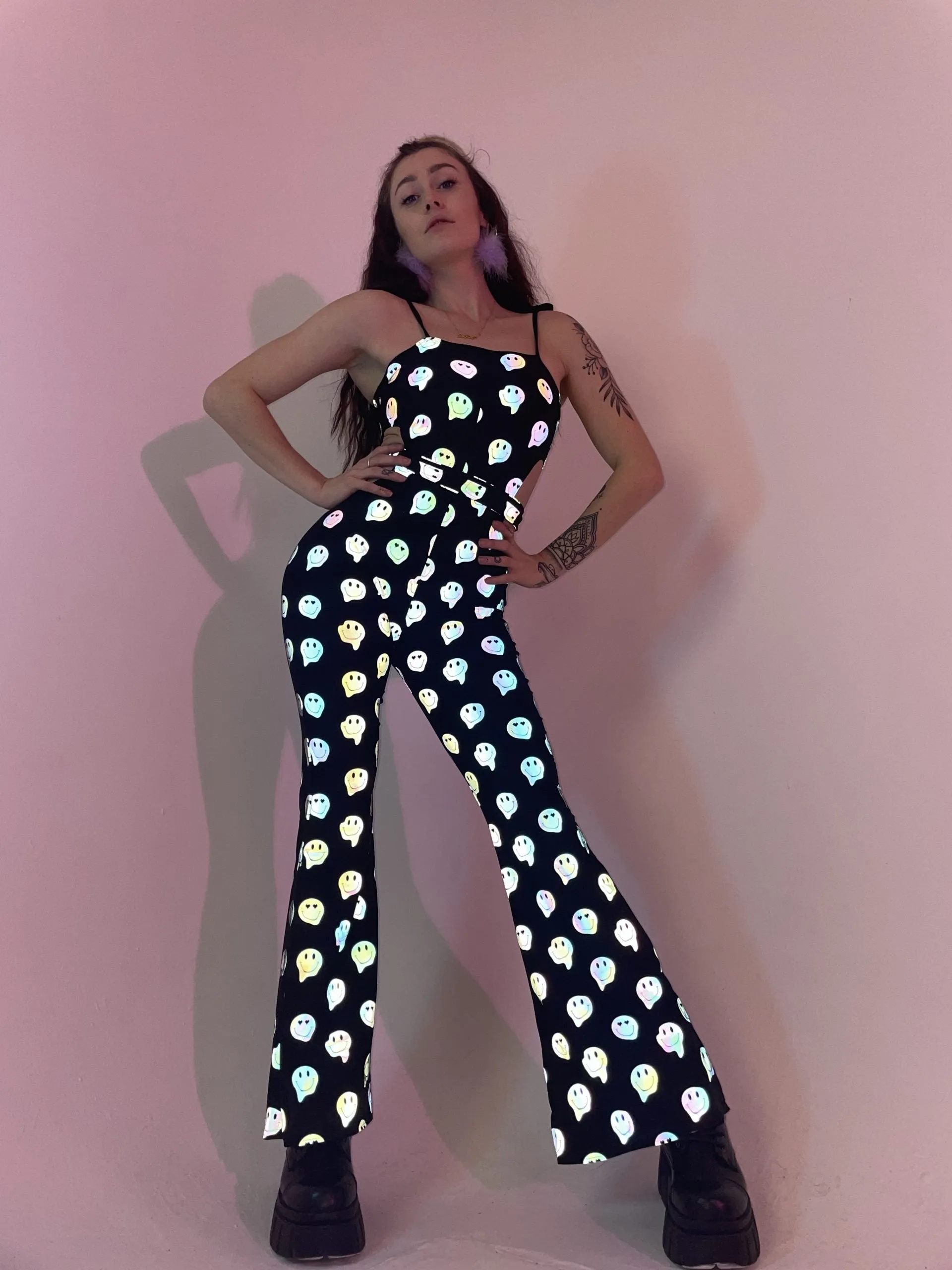 Cosmic Ripple - Cut-Out Jumpsuit