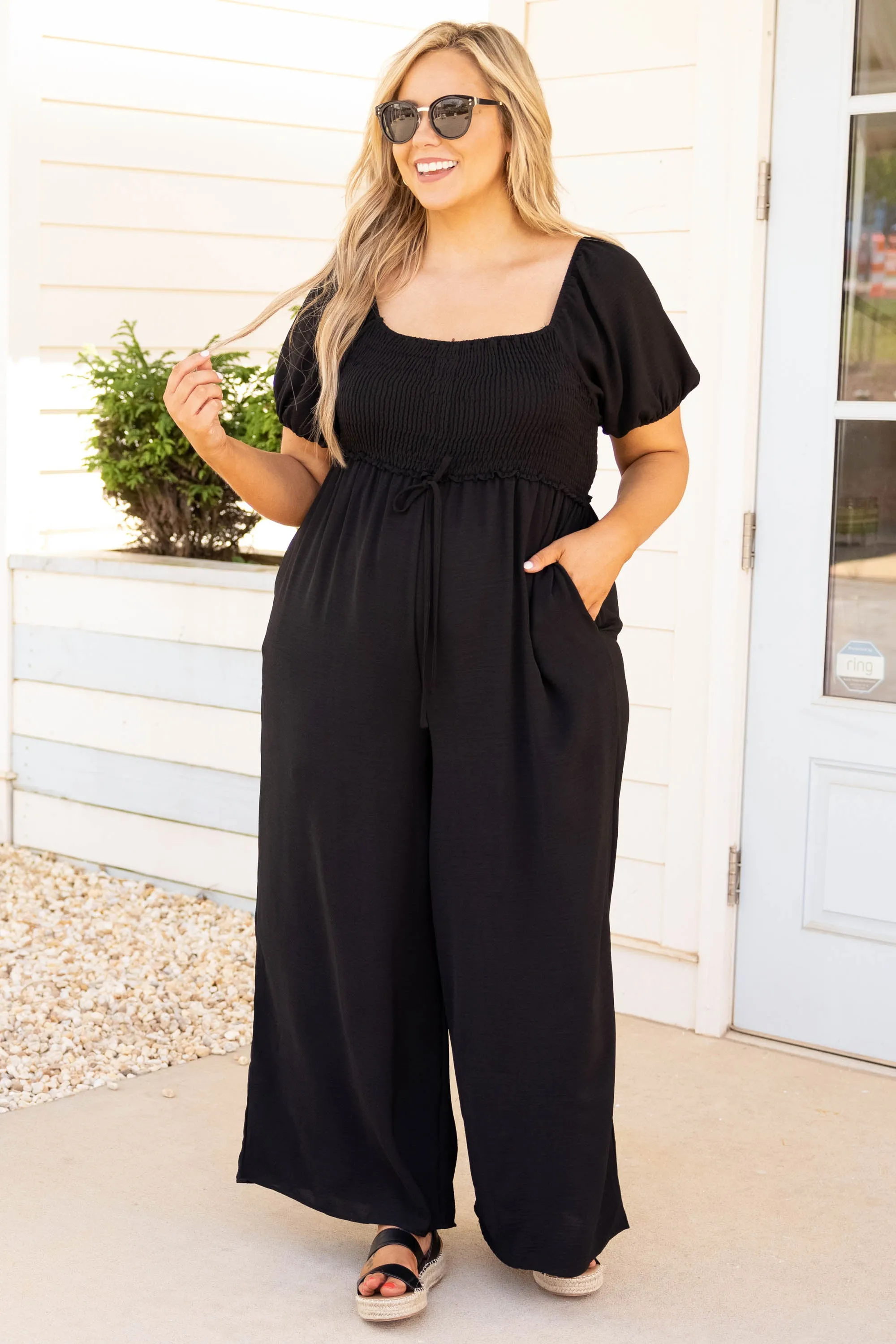 Dancing Under The Stars Jumpsuit, Black