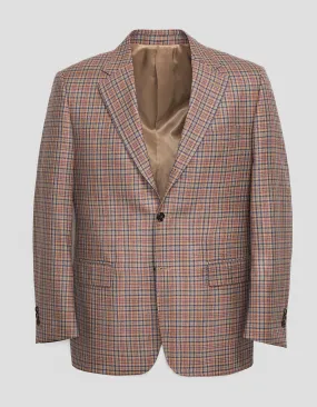 DARK TAN MULTI CHECK SPORT COAT