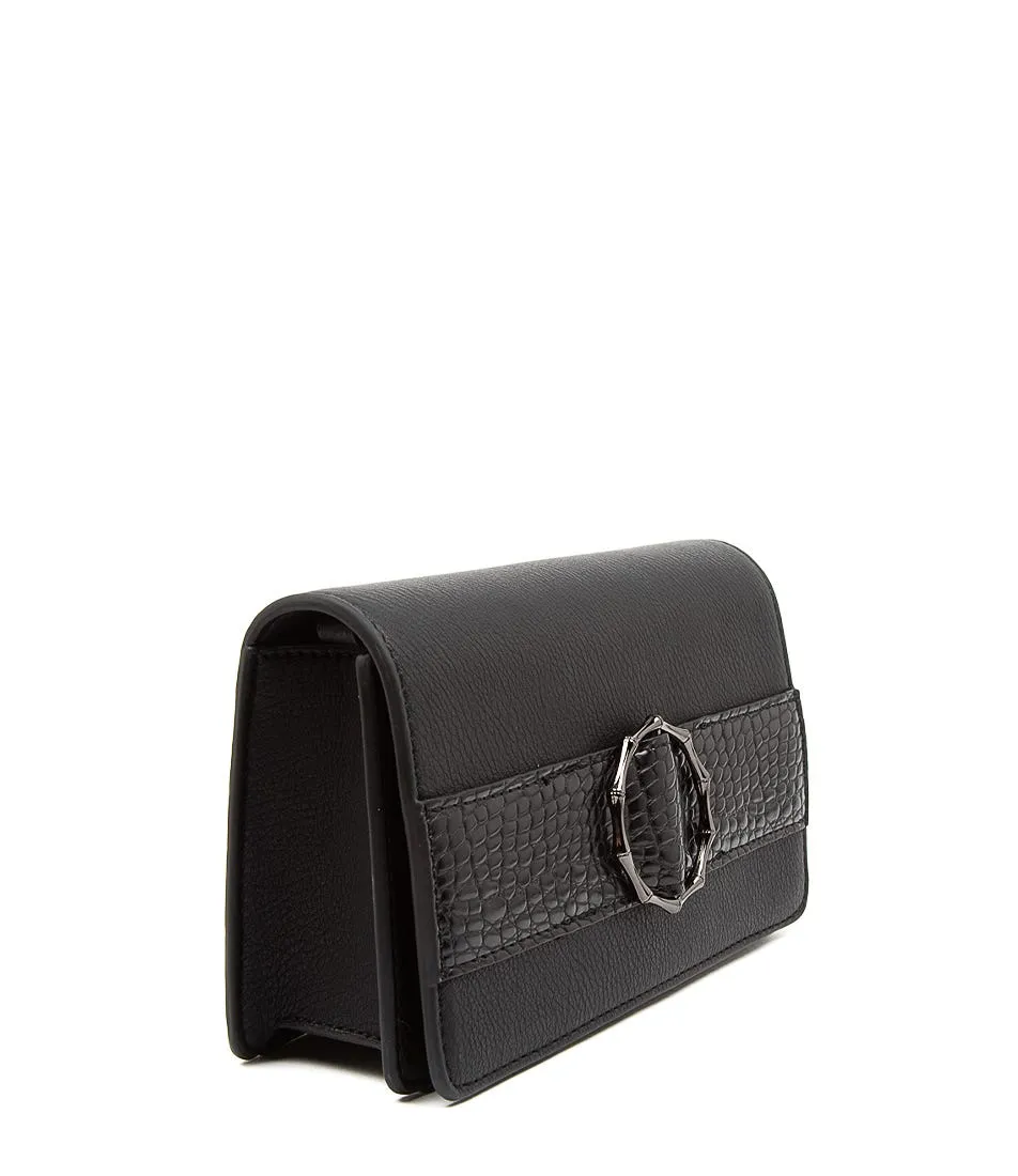 DIANA FERRARI Ringwell Clutch Df Black Black Croc Smooth