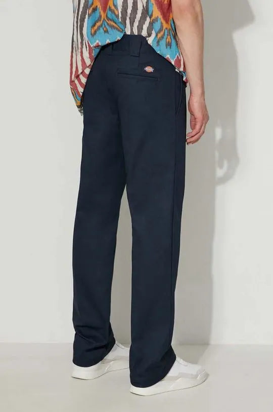 Dickies trousers men's navy blue color