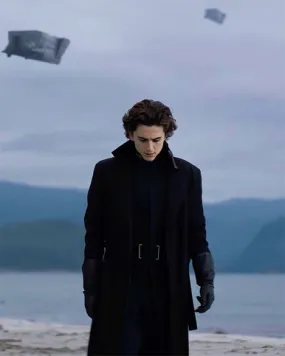 Dune Timothee Chalamet Black Coat