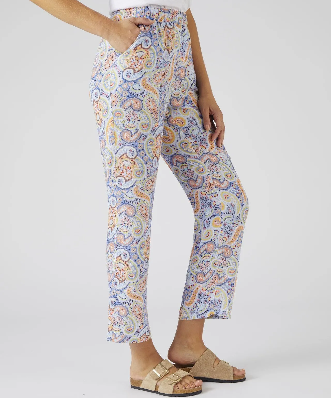 Ecovero Paisley Trousers