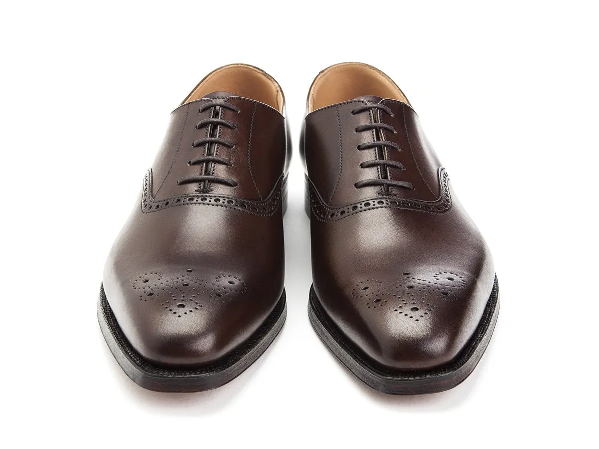 Edgware Dark Brown Burnished Calf