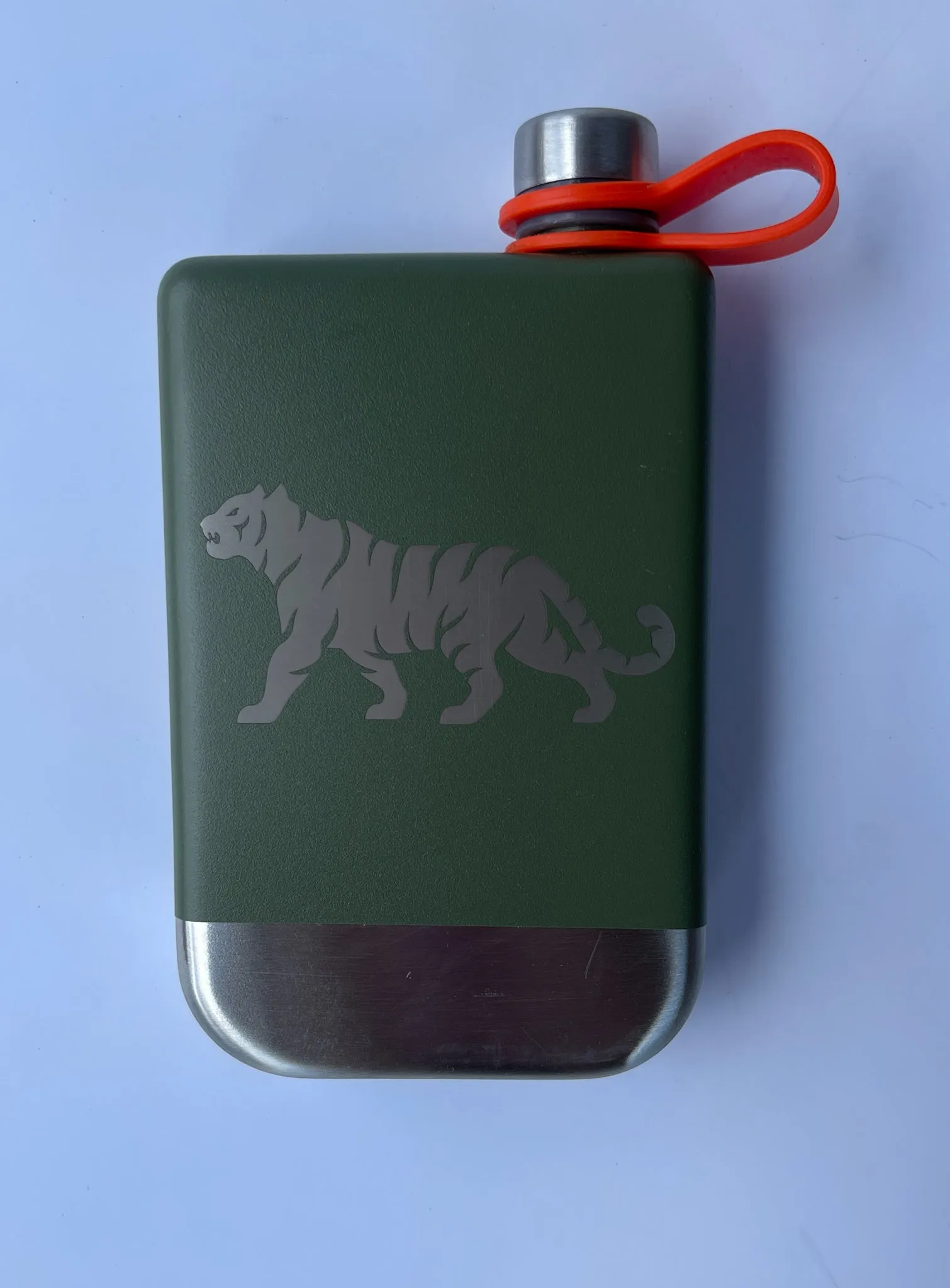 Elkmont Tiger Yukon 9 oz. Insulated Flask