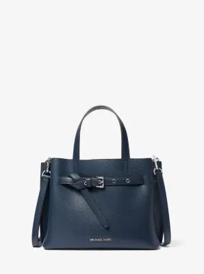 Emilia Small Pebbled Leather Satchel