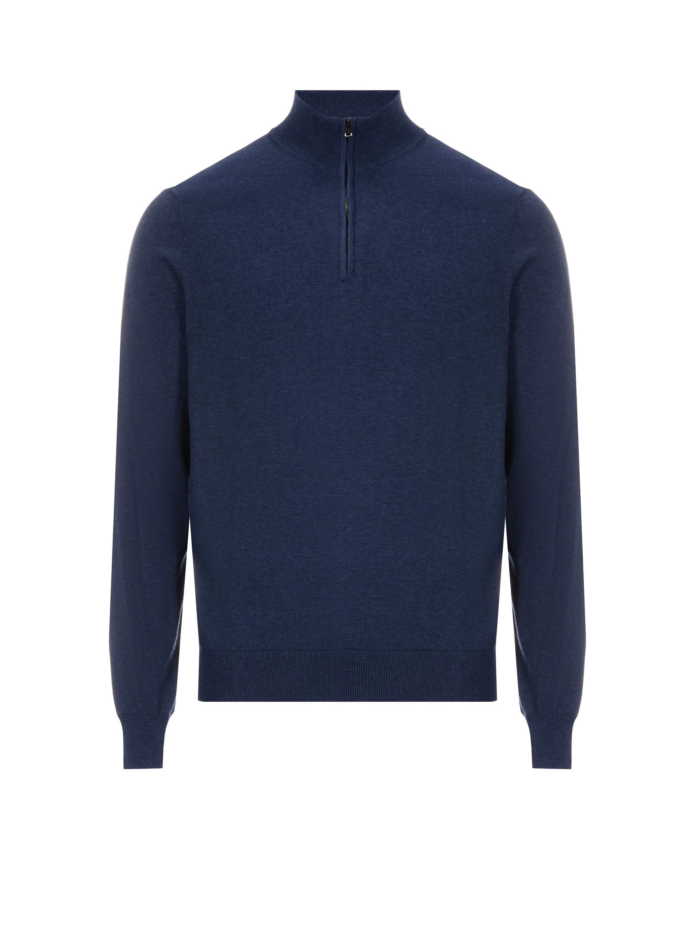 FACONNABLE  Cotton and linen jumper - Blue