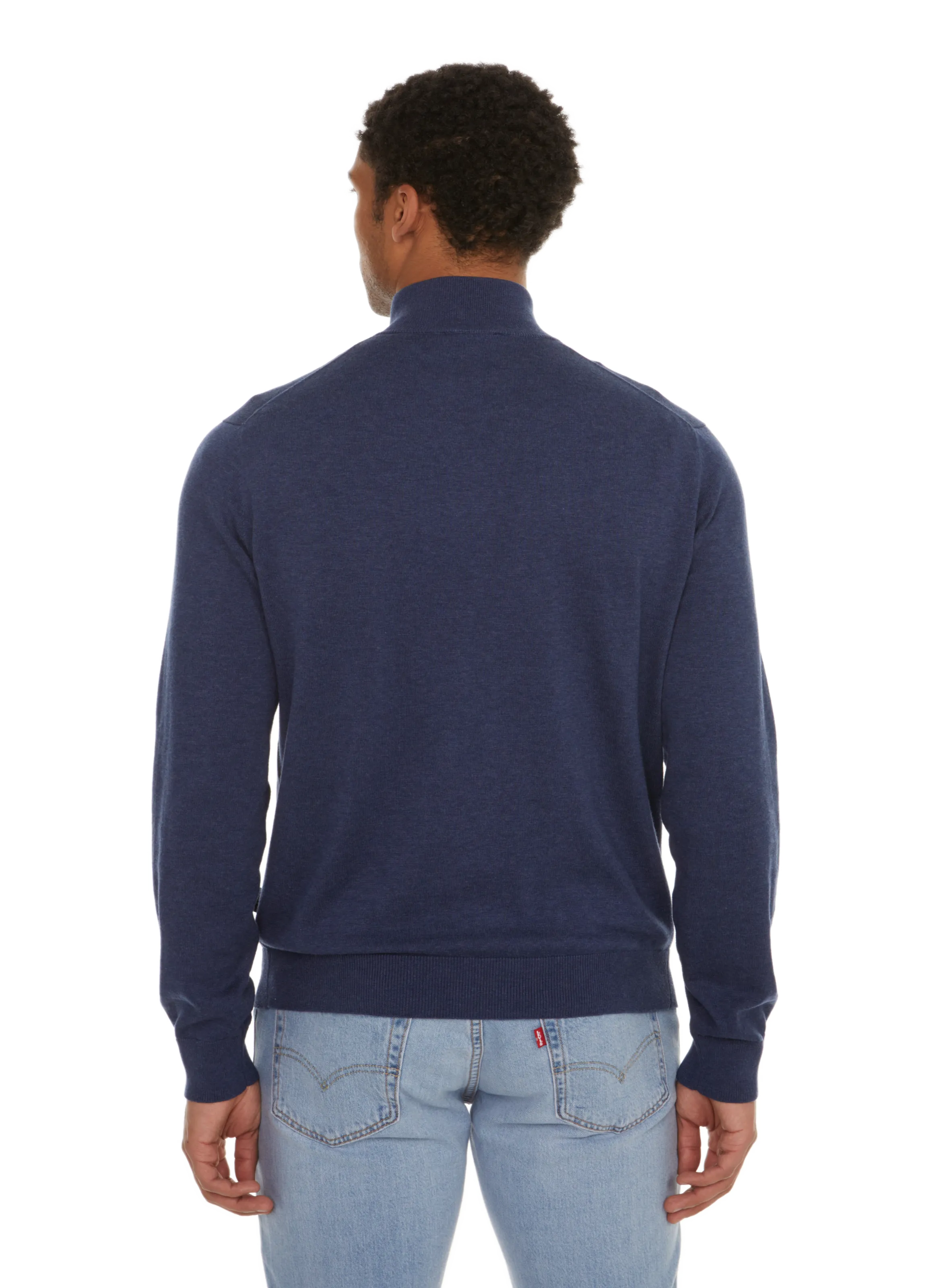 FACONNABLE  Cotton and linen jumper - Blue