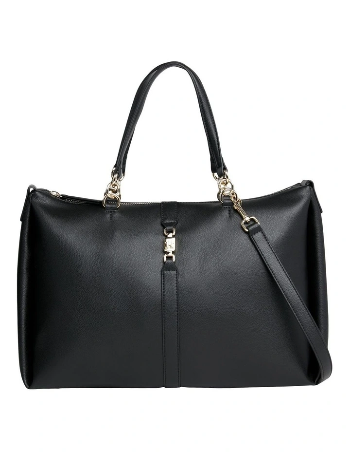 Feminine Satchel Bag in Black