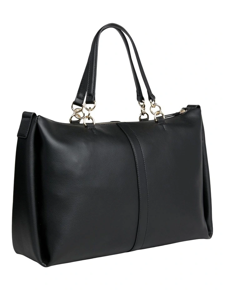 Feminine Satchel Bag in Black