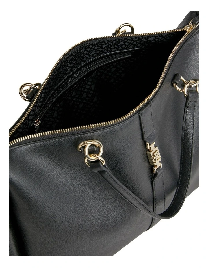 Feminine Satchel Bag in Black