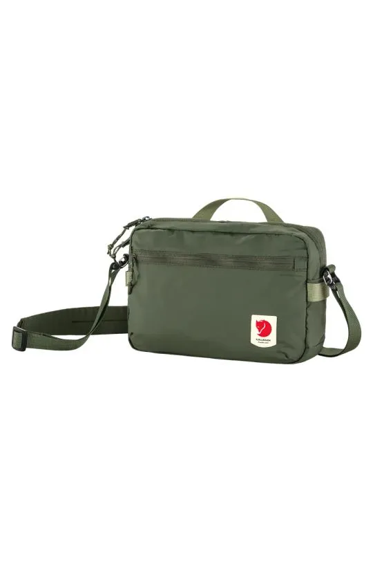 Fjallraven small items bag High Coast Crossbody green color F23227.623