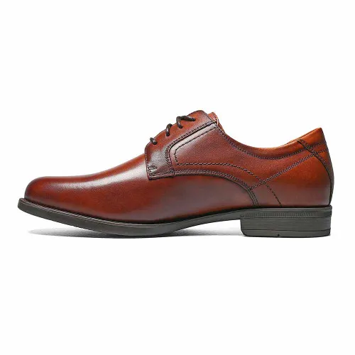 Florsheim Midtown Cognac Leather Plain Toe Oxfords