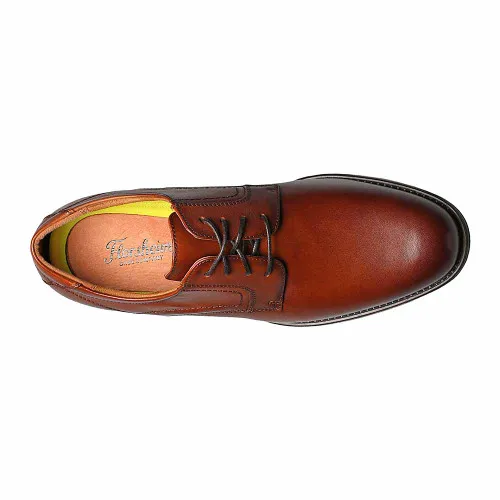 Florsheim Midtown Cognac Leather Plain Toe Oxfords