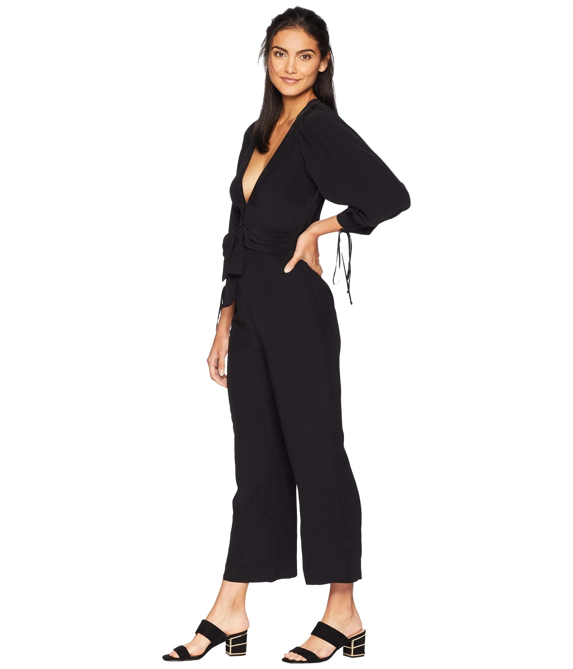 For Love and Lemons Georgi Jumpsuit Noir