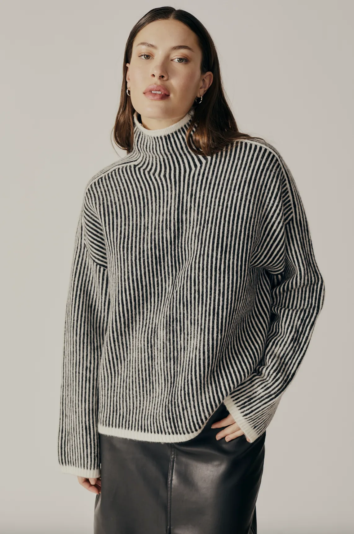 GENARIUM TURTLENECK SWEATER