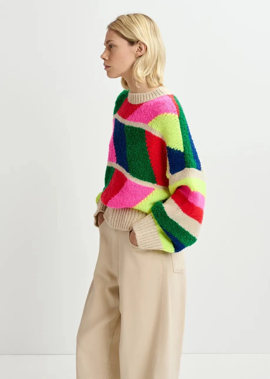 Gradation Knit Sweater - Multicolour