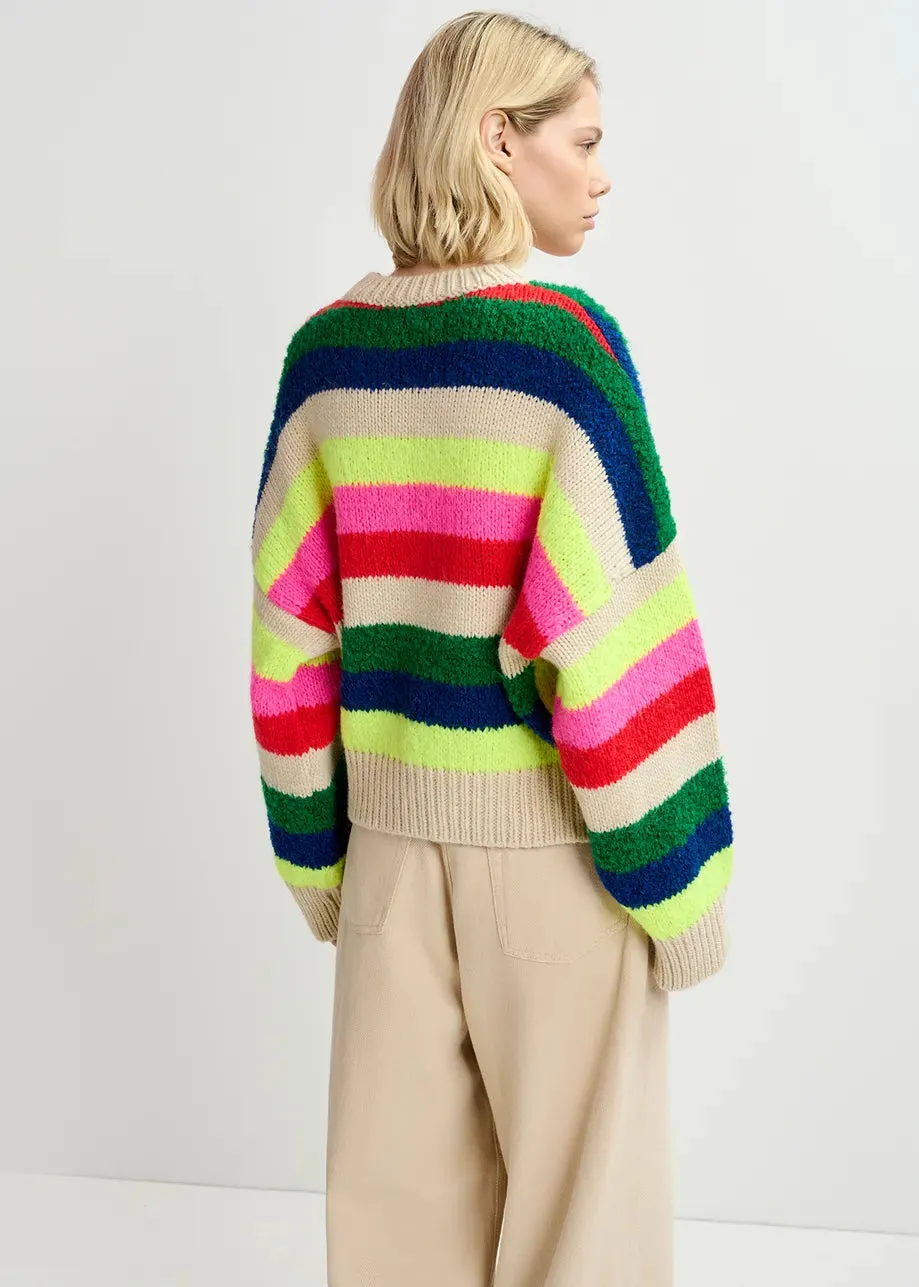 Gradation Knit Sweater - Multicolour