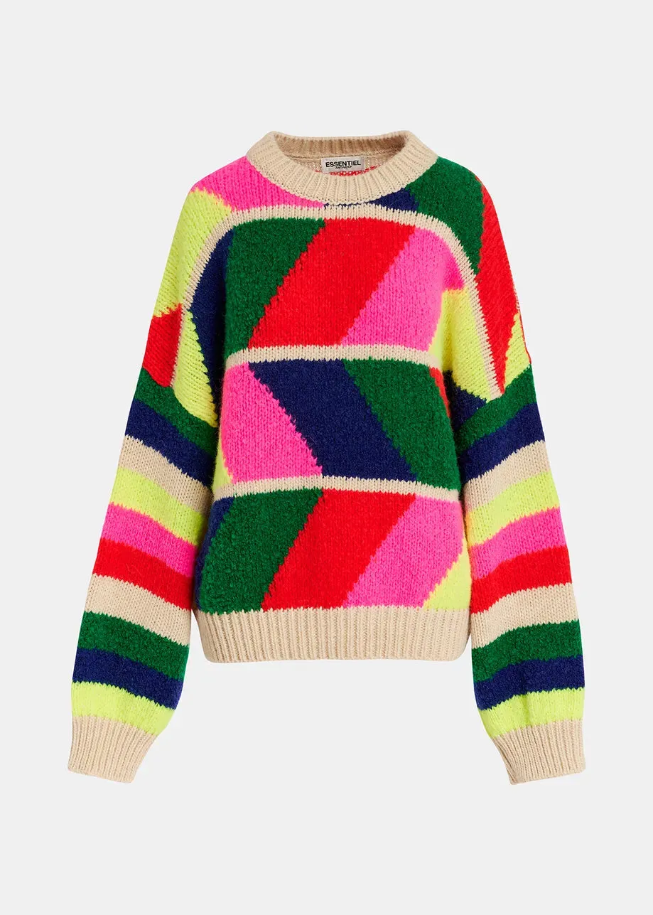 Gradation Knit Sweater - Multicolour