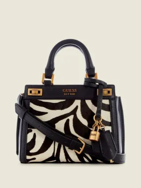 Guess Katey Zebra Mini Satchel