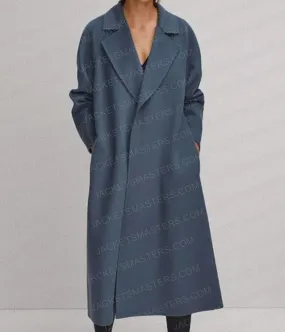 Hypnotic Kate Siegel Wool Blue Coat