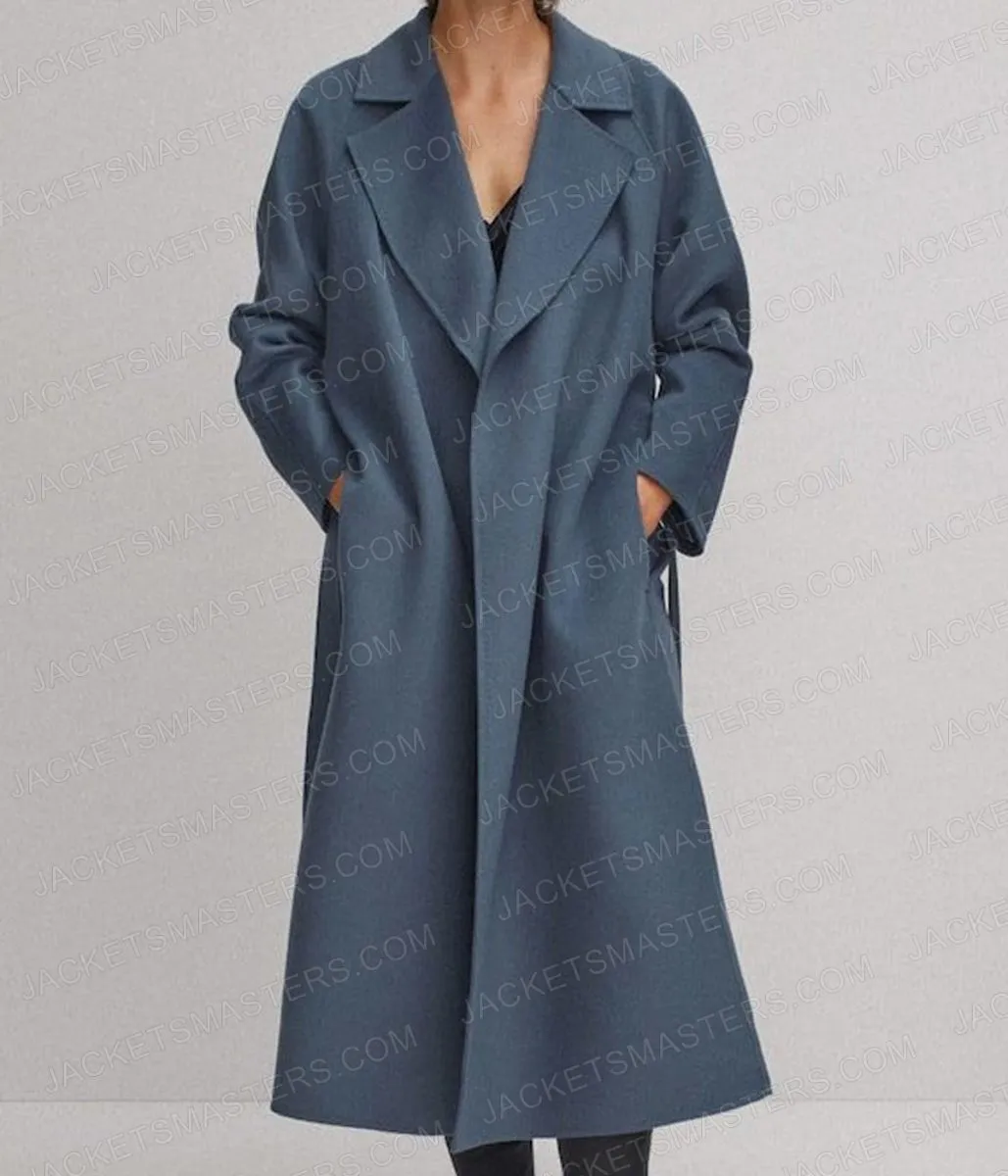 Hypnotic Kate Siegel Wool Blue Coat