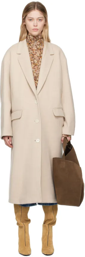 Isabel Marant Beige Ezefia Coat