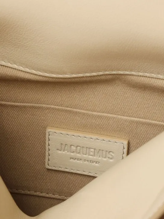 Jacquemus   La Pochette Rond Carre leather clutch 