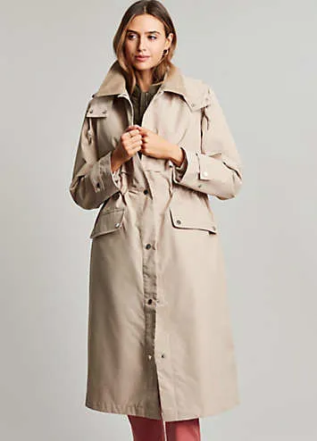 Joules Brampton Waterproof Trench Coat | Kaleidoscope