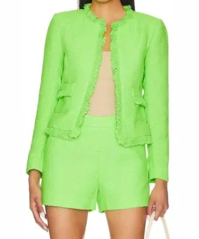 L'AGENCE Angelina Blazer In Lime