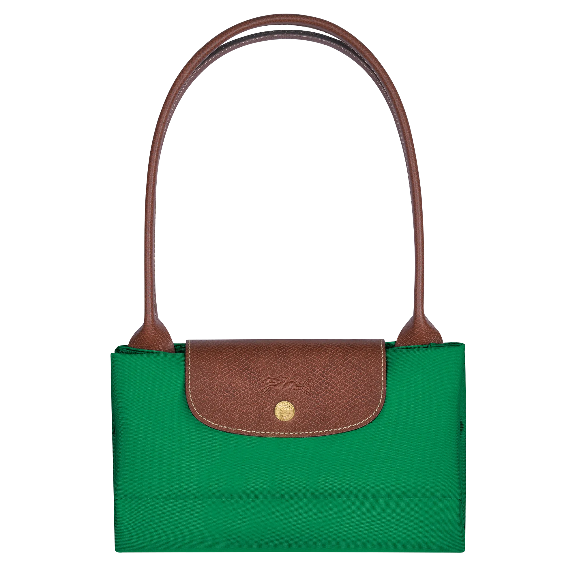 Le Pliage Original L Tote bag Green - Recycled canvas