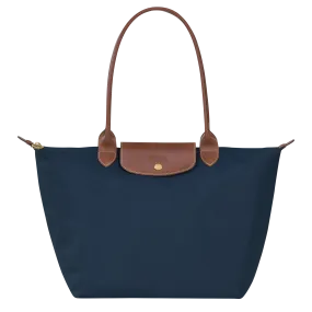 Le Pliage Original L Tote bag Navy - Recycled canvas