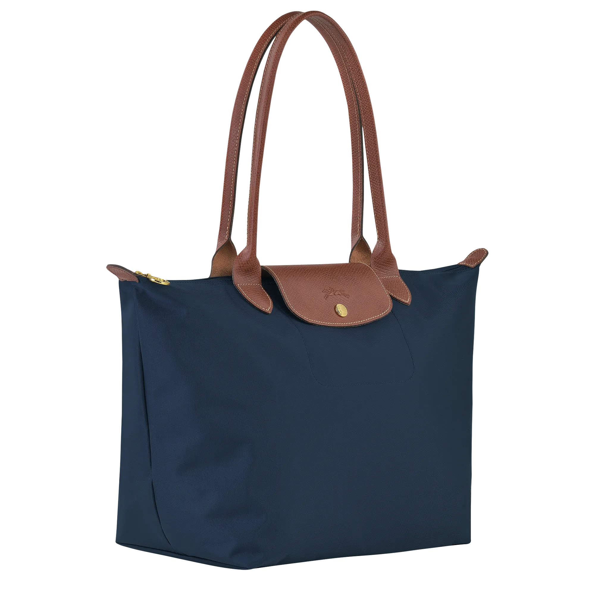 Le Pliage Original L Tote bag Navy - Recycled canvas