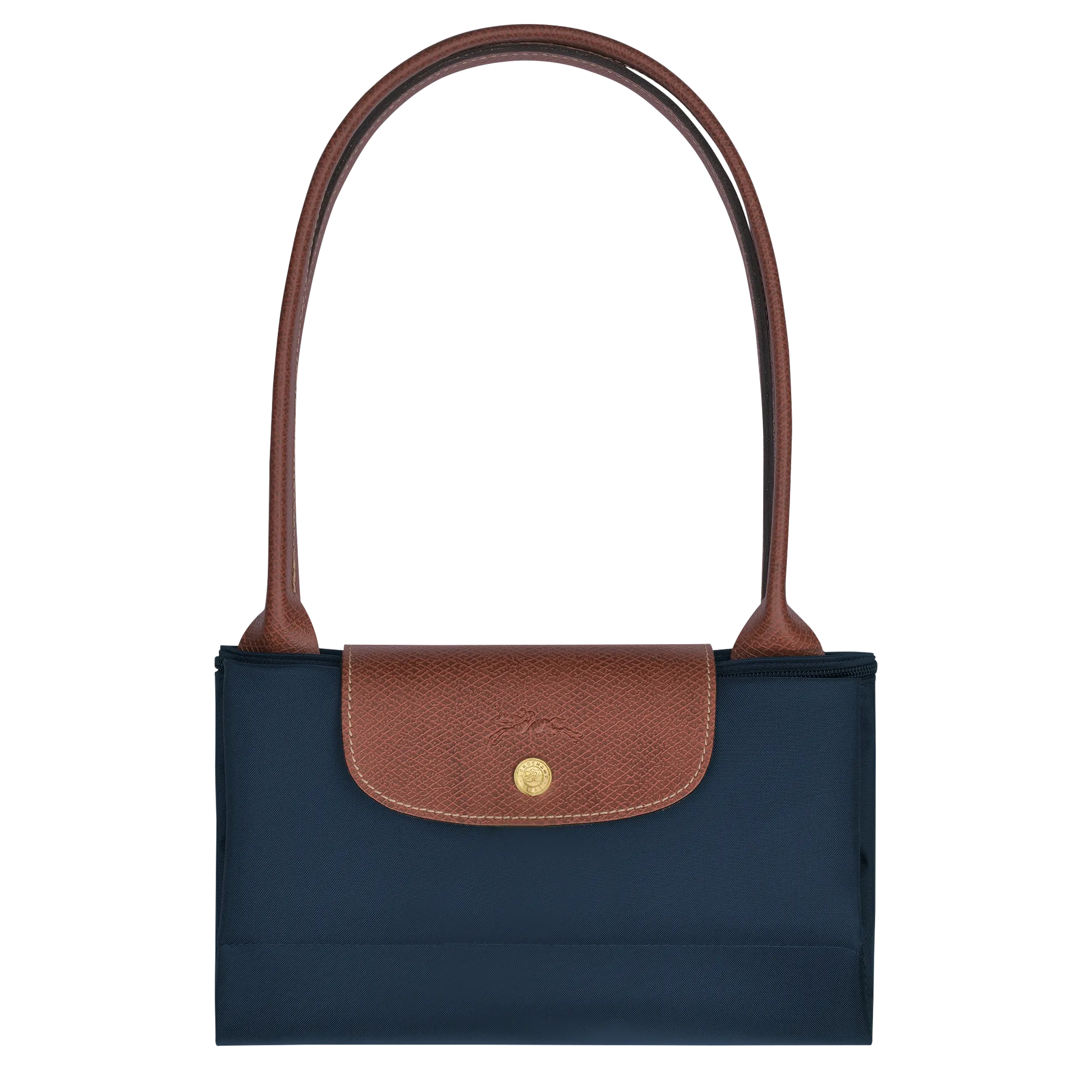 Le Pliage Original L Tote bag Navy - Recycled canvas