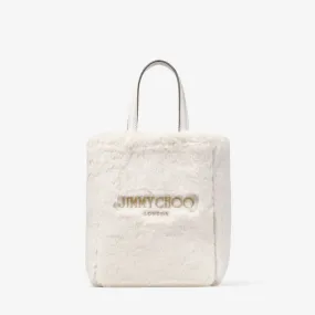 Lenny North-South S Latte Faux Fur Tote Bag