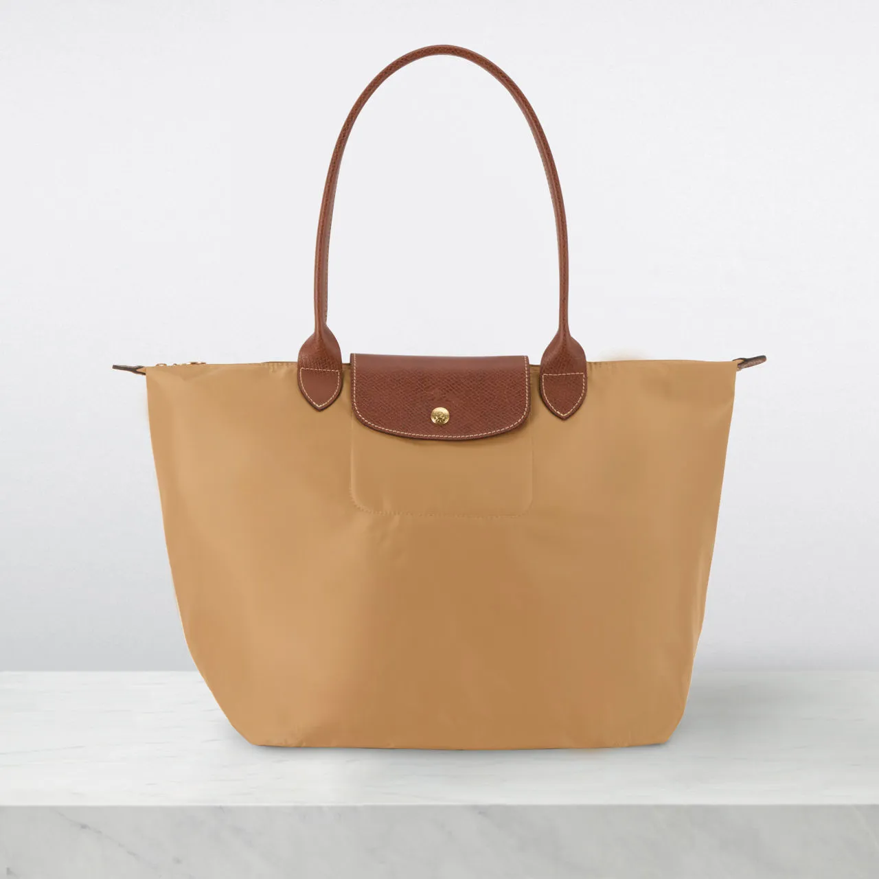 LONGCHAMP Le Pliage Original Large Tote - Chamois