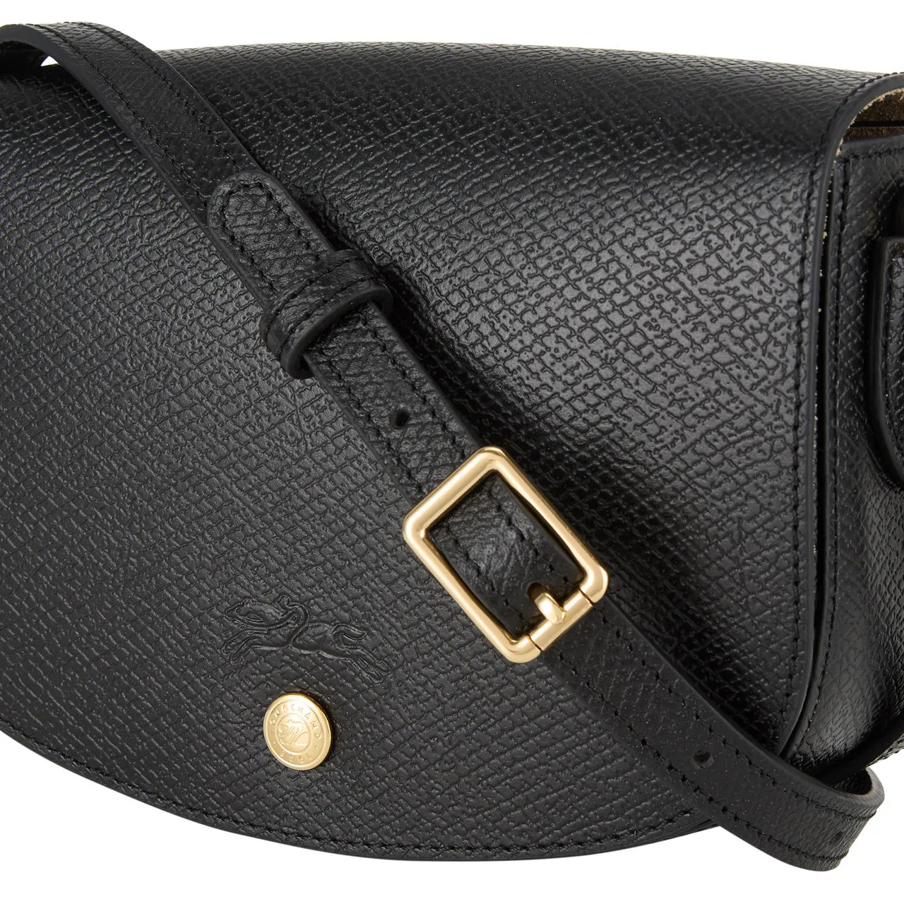 LONGCHAMP The Sustainable Edit Épure Flap Crossbody Bag - Black