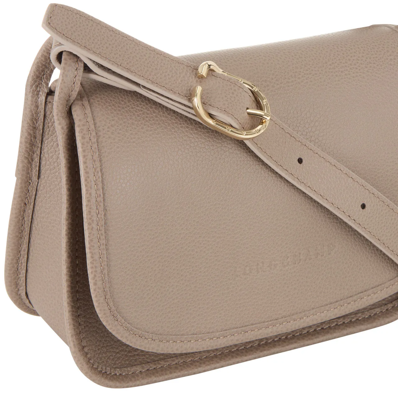 LONGCHAMP The Sustainable Edit Le Foulonné XS Crossbody Bag - Tourterelle