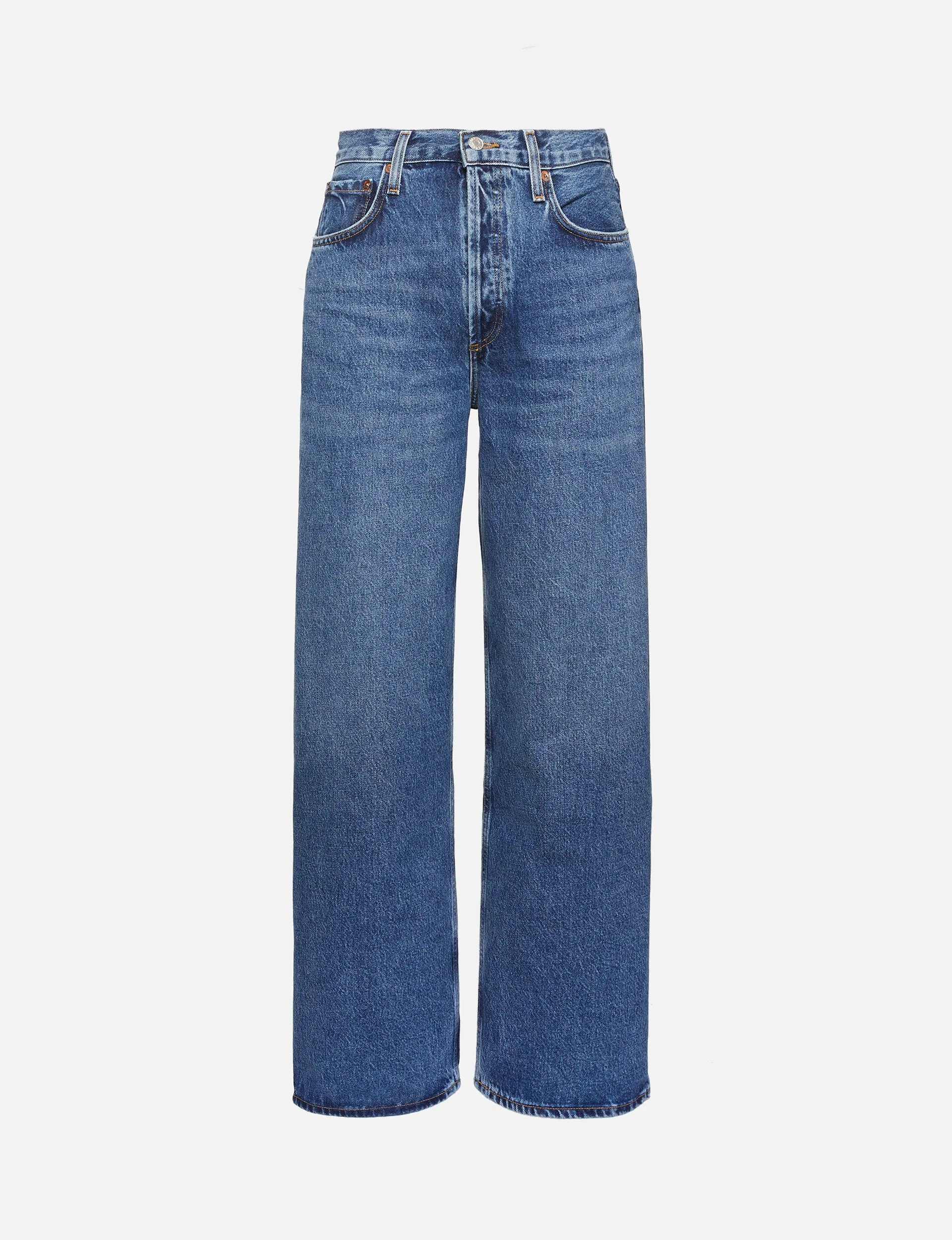 Low Slung Wide Leg Jean