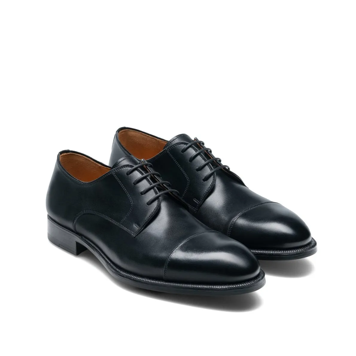 Magnanni 23309 Harlan Men's Shoes Boltilux Black Calf-Skin Leather Derby Oxfords (MAG1041)