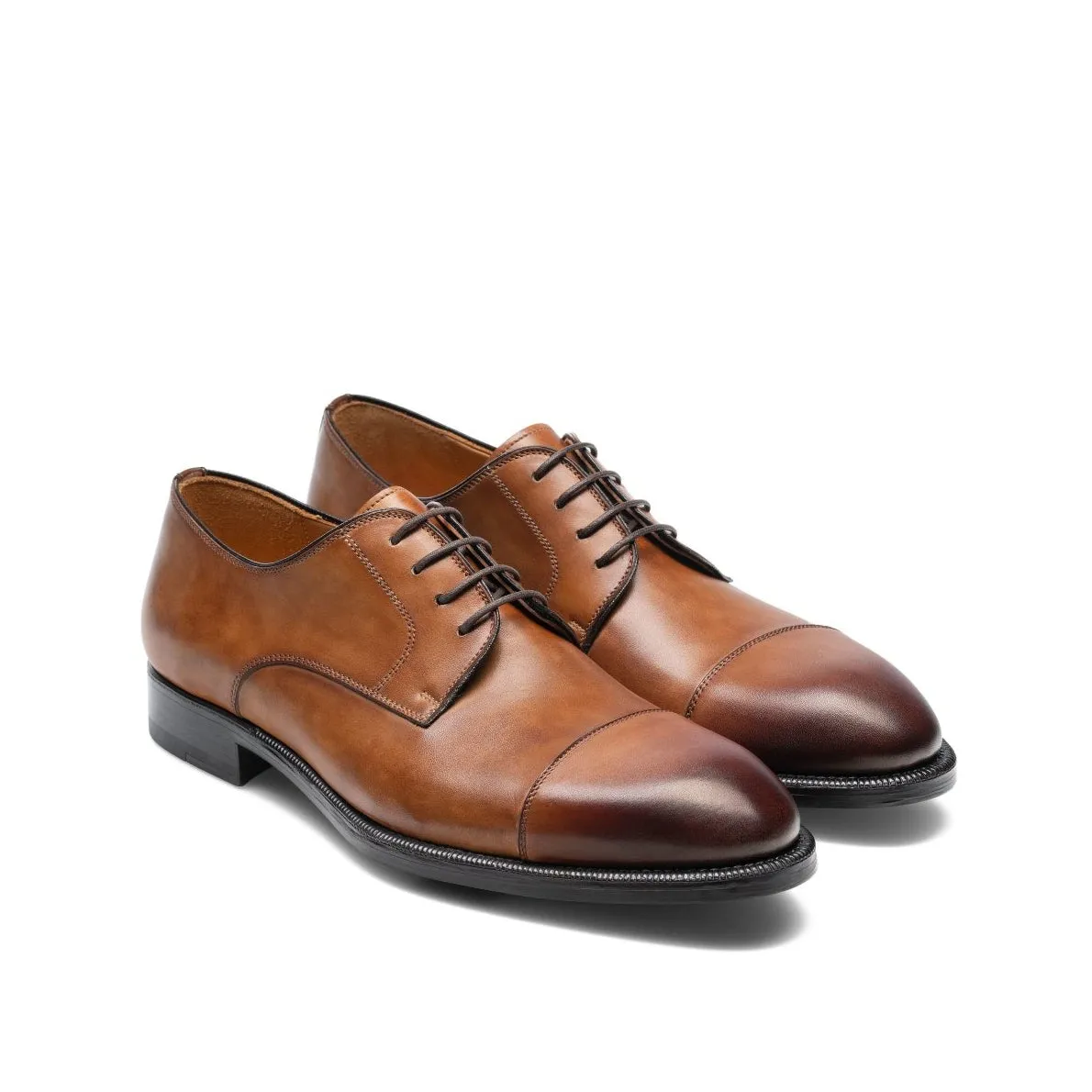 Magnanni 23309 Harlan Men's Shoes Brown Tabaco Calf-Skin Leather Derby Oxfords (MAG1042)