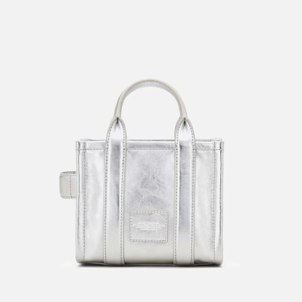 Marc Jacobs The Metallic Leather Crossbody Tote Bag