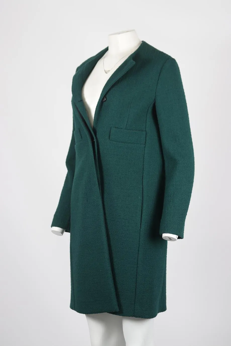 MARNI TWEED WOOL BLEND COAT IT 38 UK 6